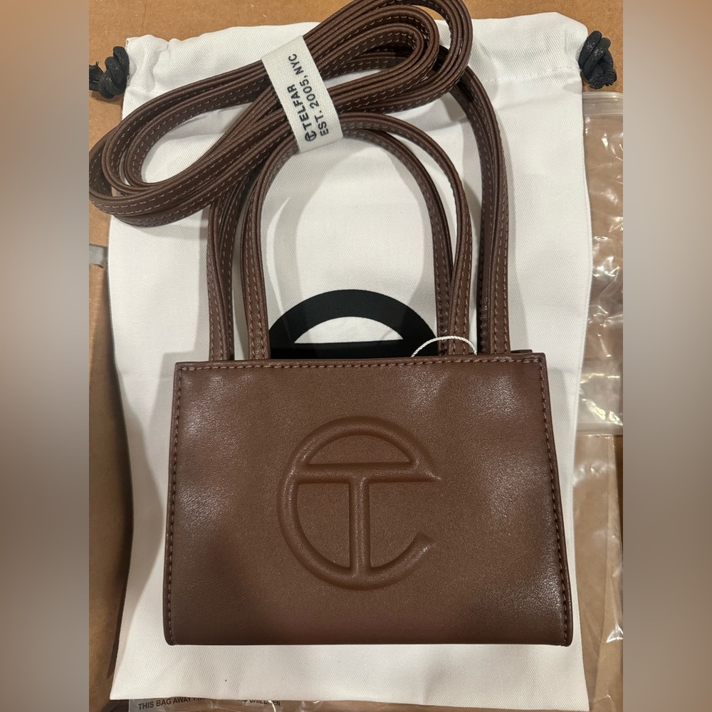 Telfar Brown Mini Bag
